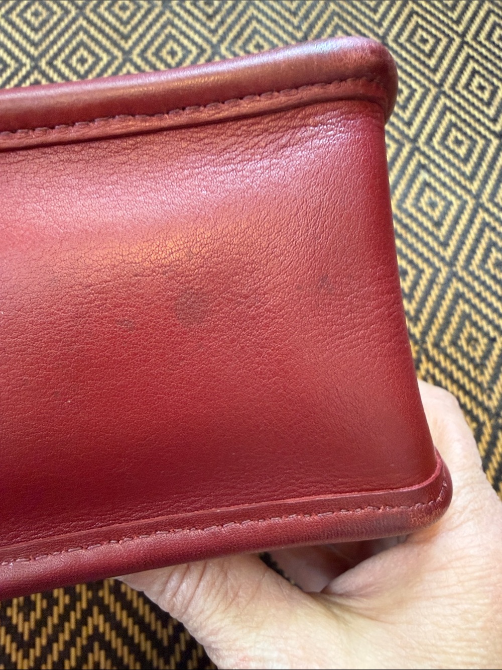 Vintage coach Willis 9927 red with brass - Picture 8 of 16